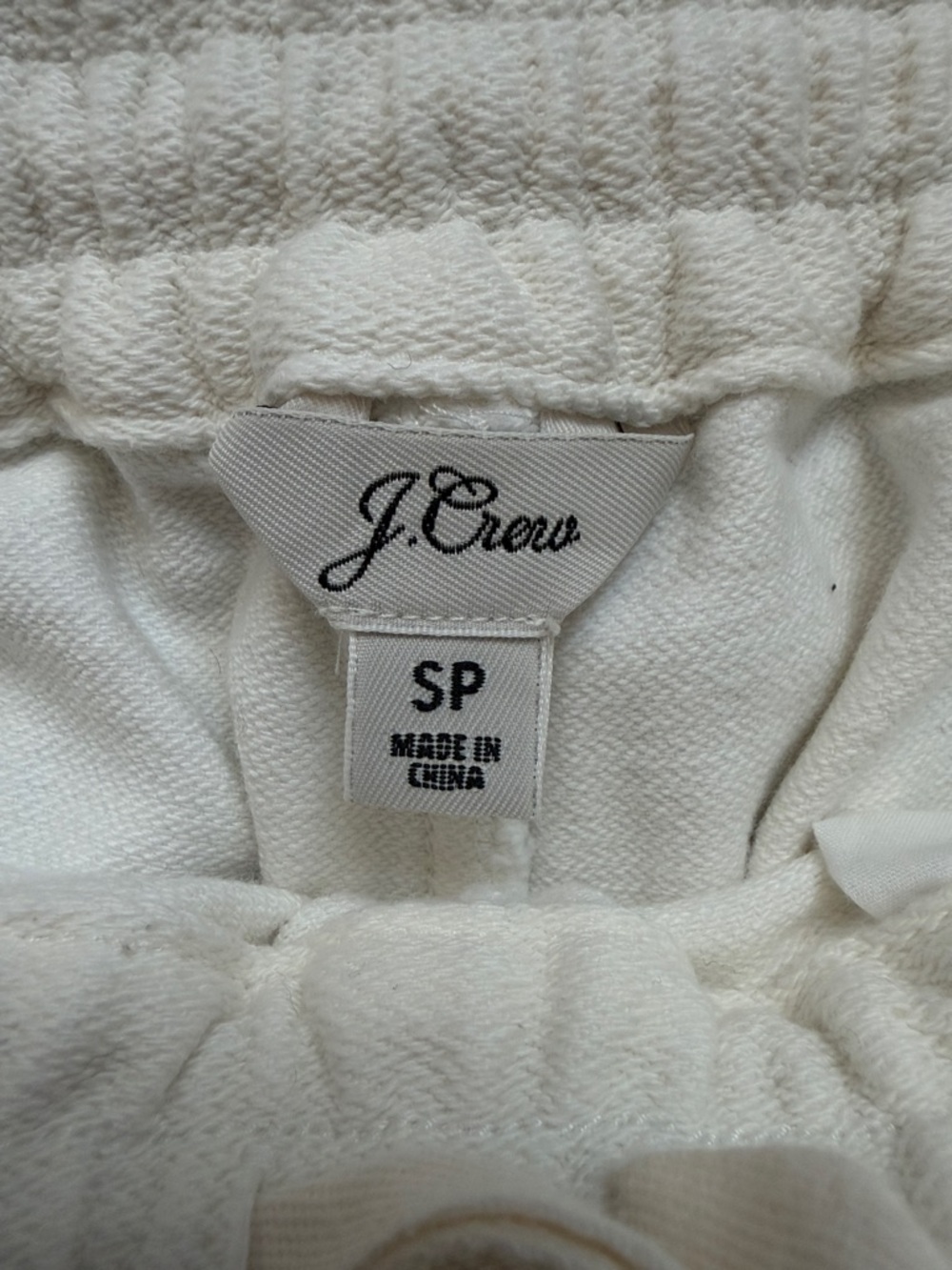 J. Crew Ivory Joggers